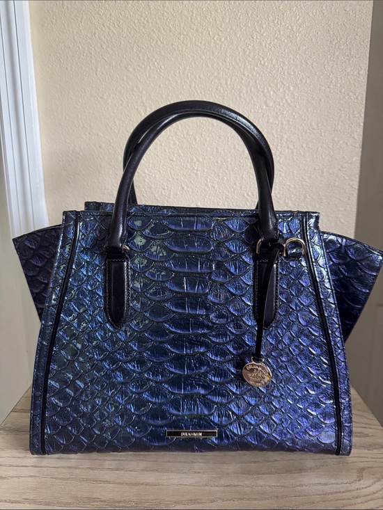 Brahmin Handbags - Brahmin Priscilla satchel Ultraviolet Venusian